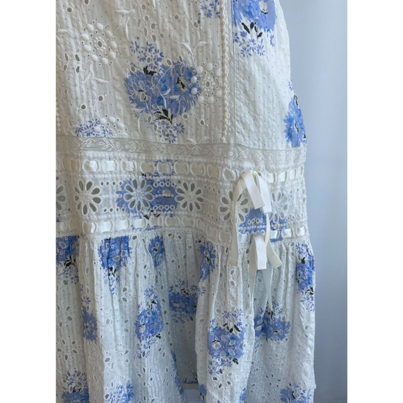 LoveShackFancy Reggie dress in morning mist sz 6 - Picture 7 of 14